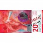 Billet de 20 Francs suisses, CHF, Suisse