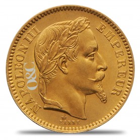 20 Francs Napoléon III Avers
