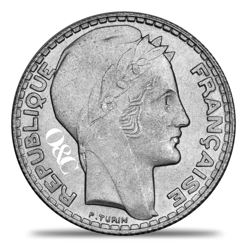 Pièce 10 Francs Turin avec Or & Change