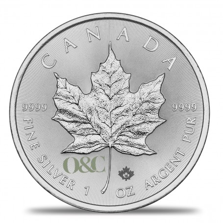 Once Argent Maple Leaf Revers