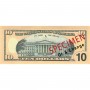 Billet de 10 Dollars USD Etats-Unis Verso