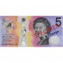Billet de 5 Dollars, AUD, Australie