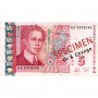 Billet de 5 Levs, BGN, Bulgarie