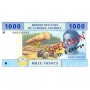 Billet de 1000 Francs CFA, XAF, Cameroun