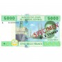 Billet de 5000 Francs CFA, XAF, Cameroun