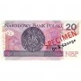 Billet de 20 Zlotys, PLN, Pologne