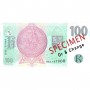 Billet de 100 Couronnes, CZK, République Tchèque
