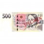 Billet de 500 Couronnes, CZK, République Tchèque