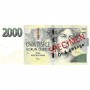 Billet de 2000 Couronnes, CZK, République Tchèque