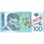 Billet de 100 Dinars, RSD, Serbie