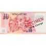 Billet de 10 Dollars, SGD, Singapour