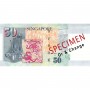 Billet de 50 Dollars, SGD, Singapour