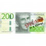 Billet de 200 Couronnes, SEK, Suède