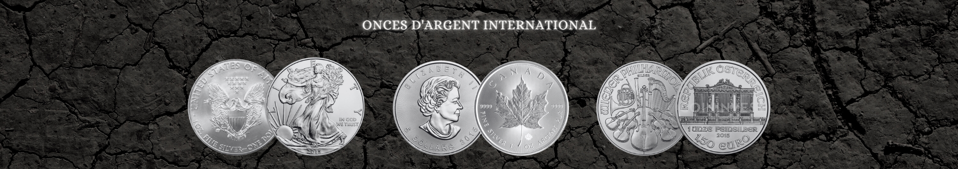 Achat Pièces Argent Internationales avec Or & Change